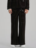 Black Nomad Wide Utility Pants