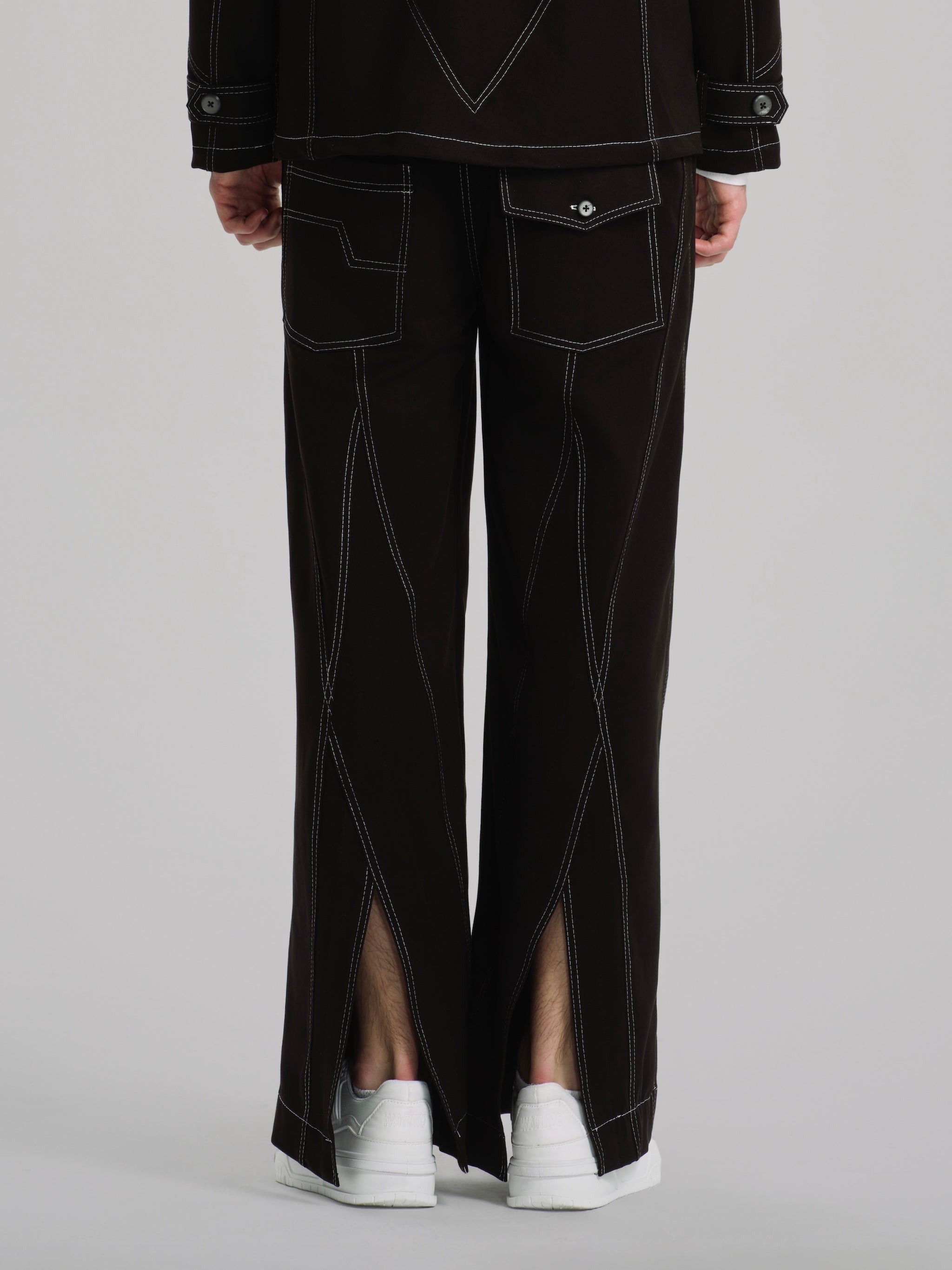 Black Nomad Wide Utility Pants