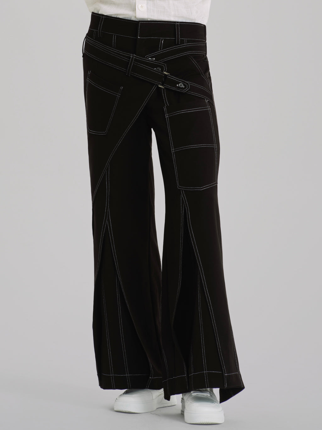 Black Nomad Wide Utility Pants