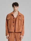 Terracotta Corduroy Jacket