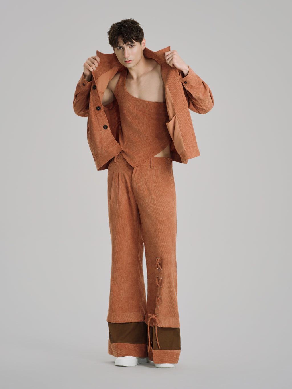 Terracotta Wide Pants