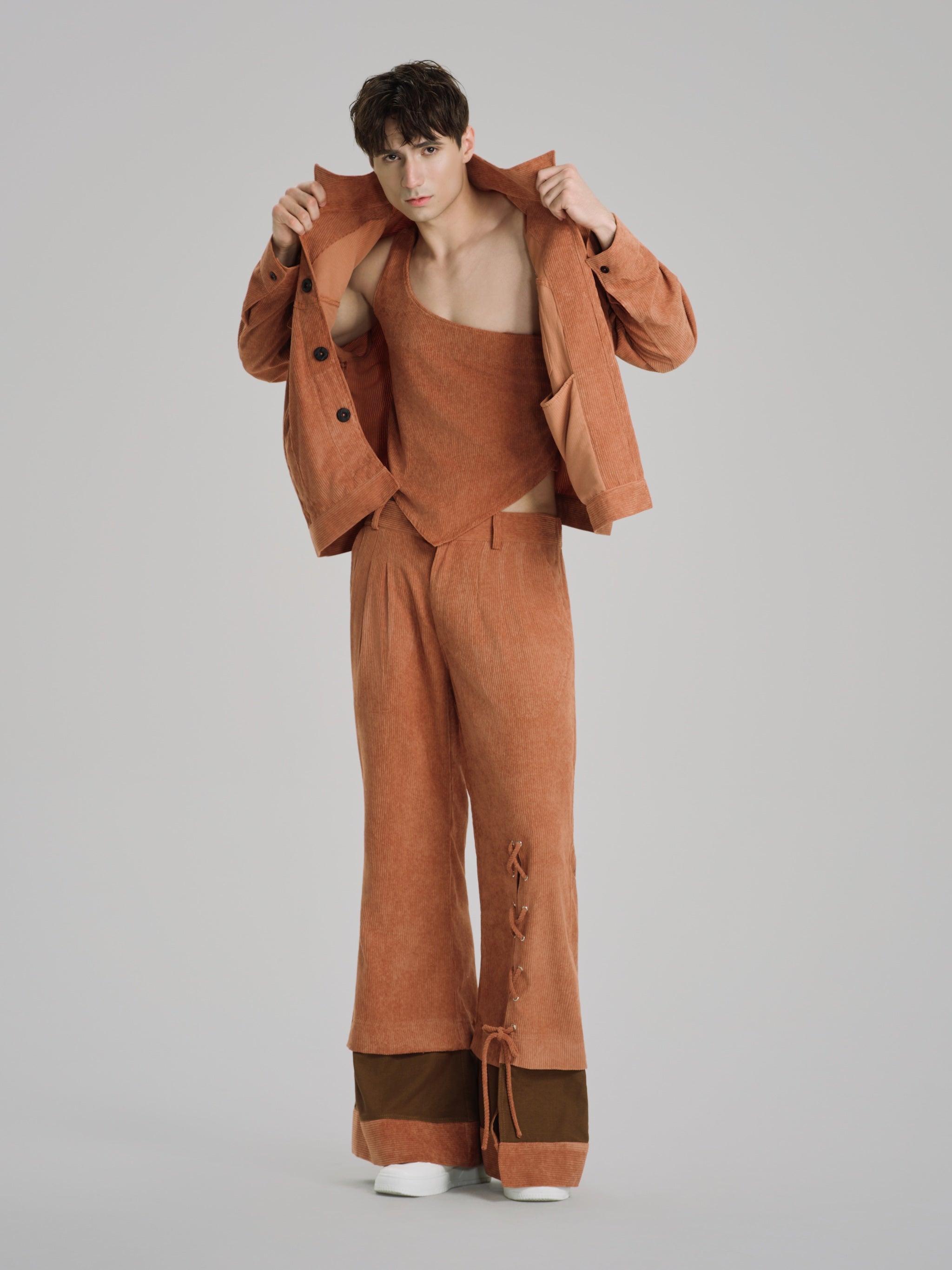 Terracotta Wide Pants