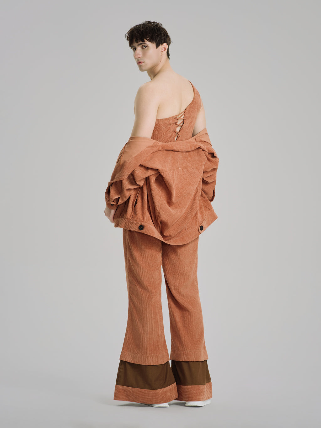 Terracotta One Shoulder Top