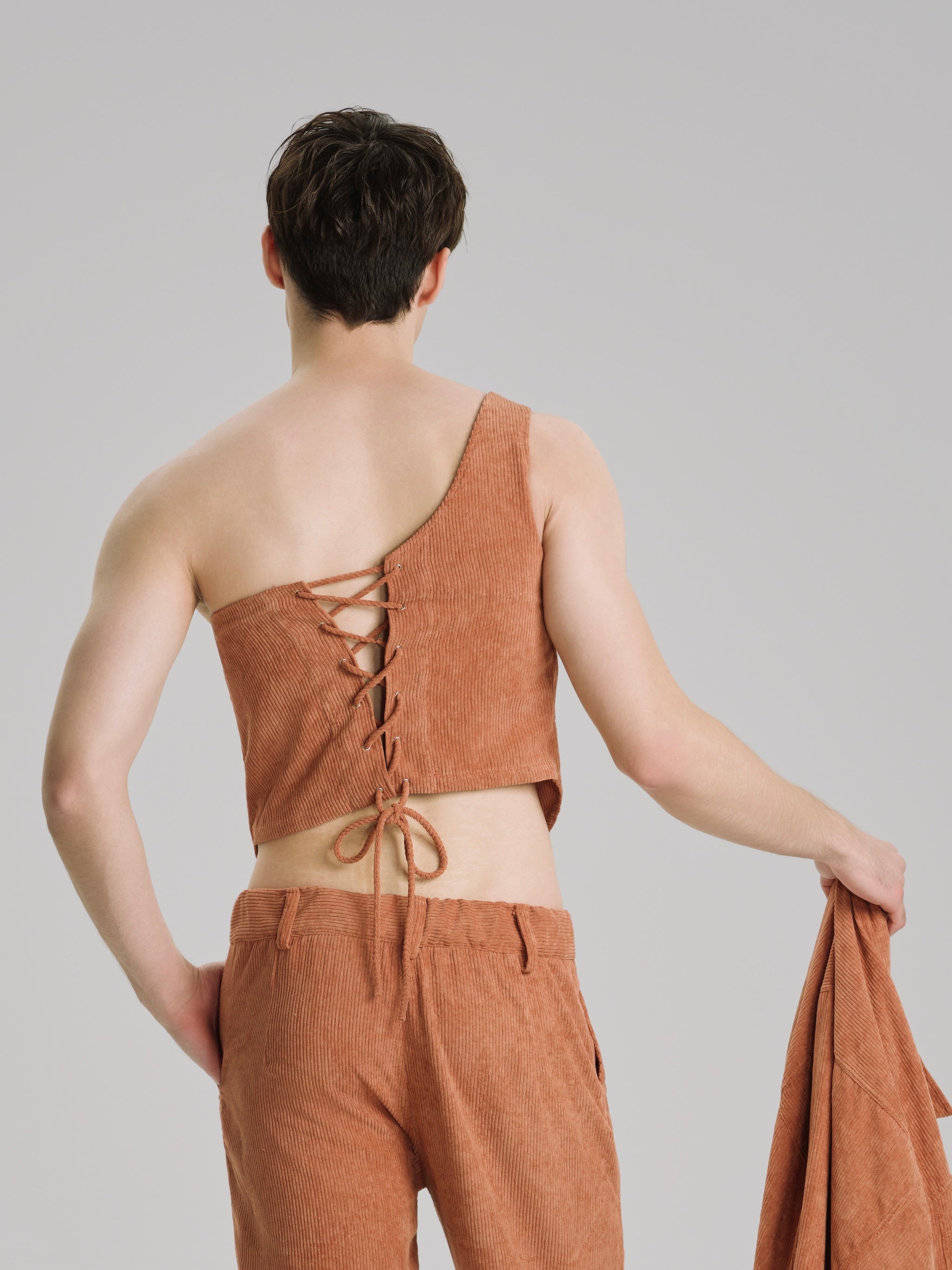 Terracotta One Shoulder Top