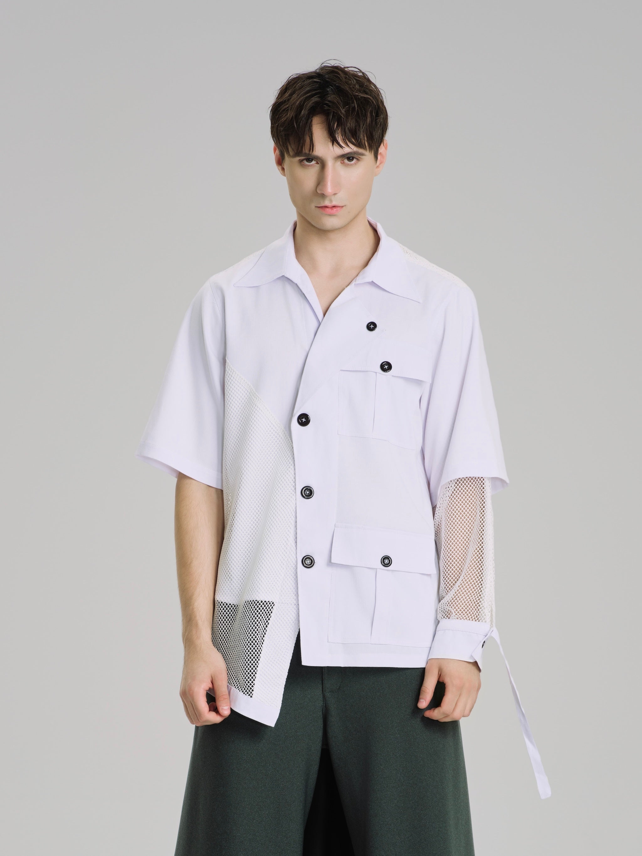 Le Silence Vert Mesh Shirt